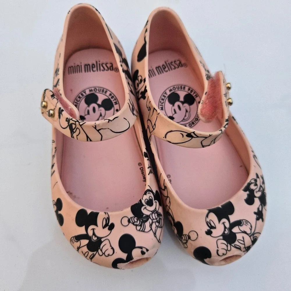 Mini‎ Melissa Mickey Mouse 90th Anniversary The True Original Flats Size 7c
